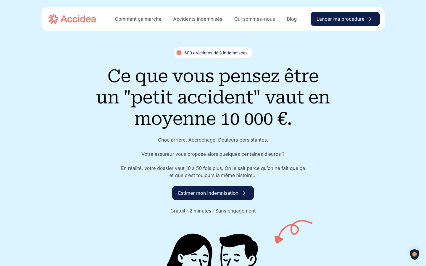 Site internet Accidea