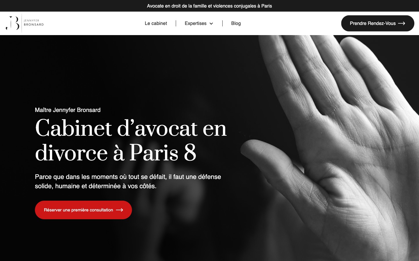 Site internet Cabinet Jennyfer Bronsard
